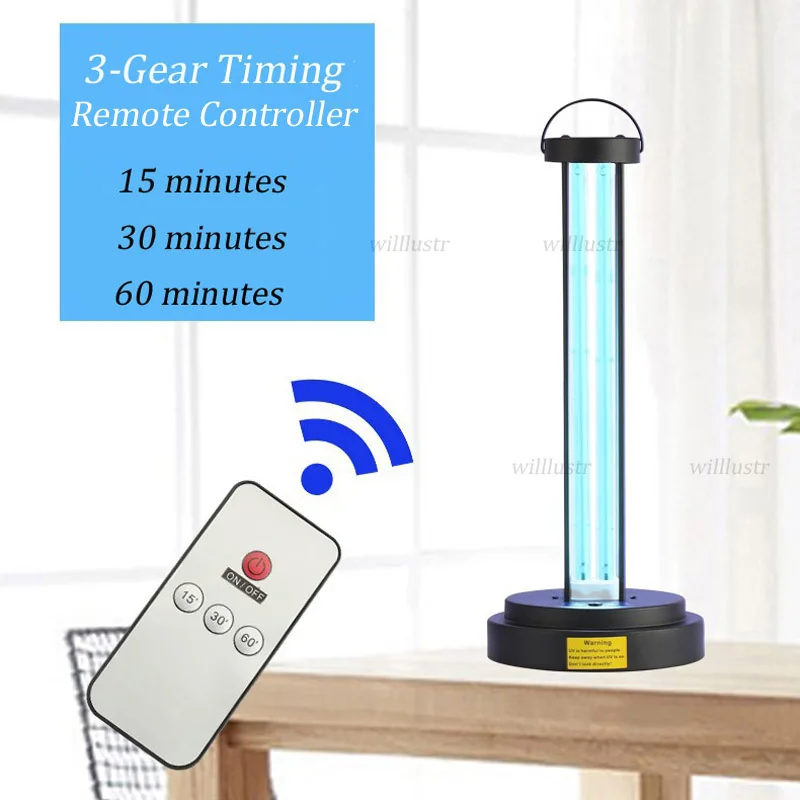 Озоновая стерилизационная лампа UVC с дистанционным управлением 3-ступенчатый