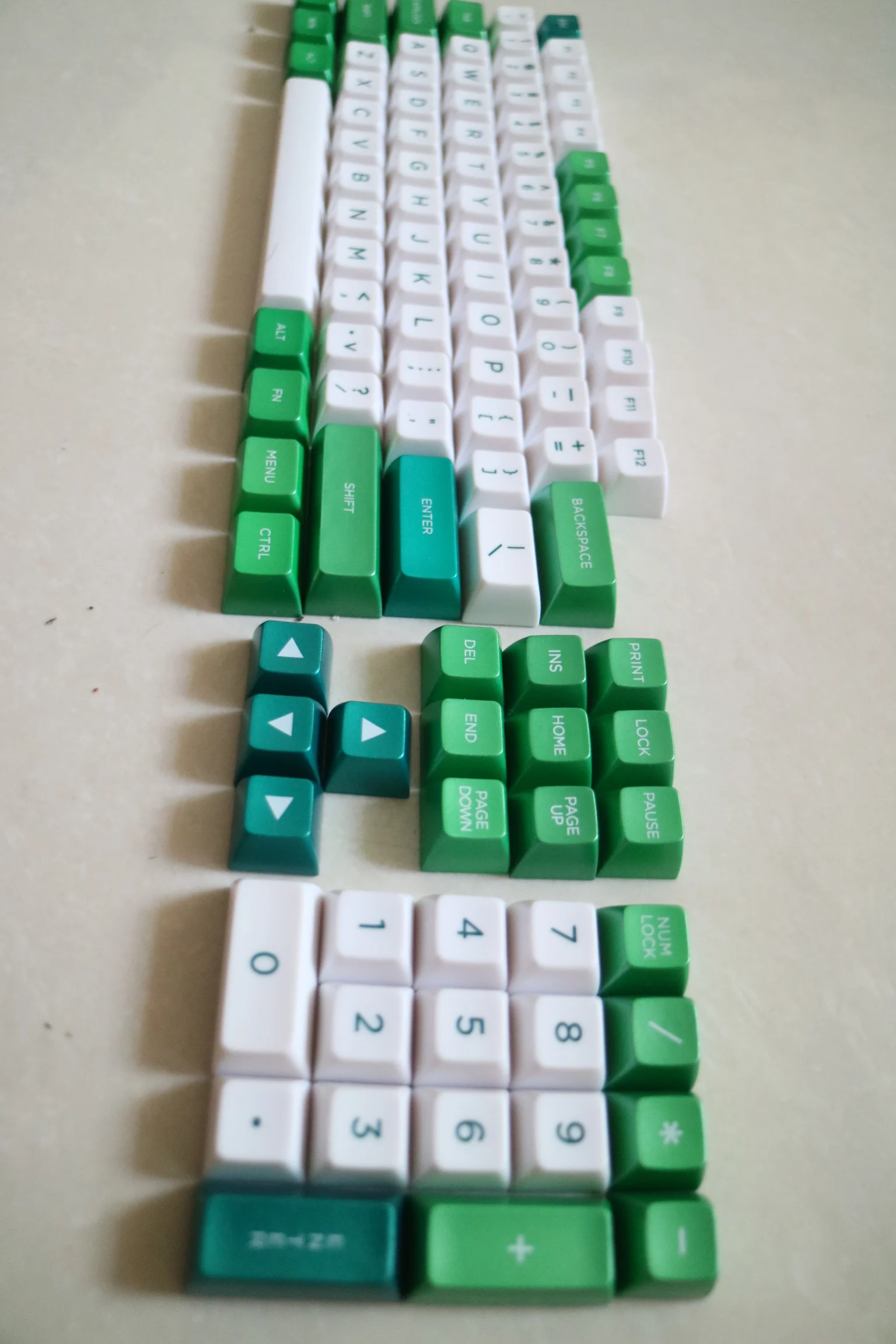 SA высота крышки ABS материал зеленый рукав SP эльф (104 87) Keycap|Аксессуары для мышей и