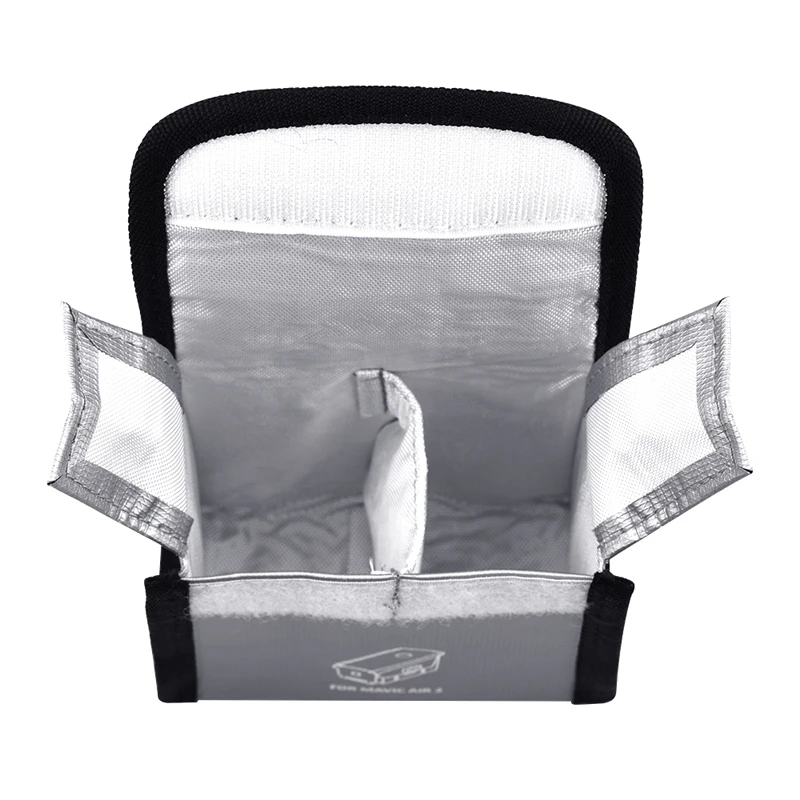 Двухсетевая LiPo безопасная Взрывозащищенная защитная сумка для DJI Mavic Air 2 Drone