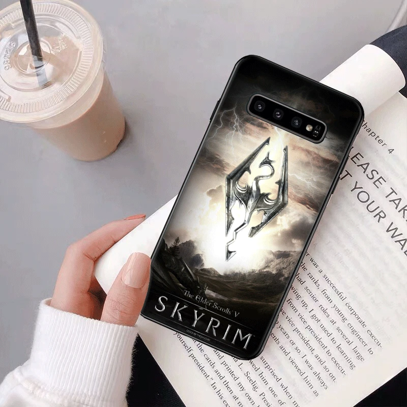 Чехол для телефона с логотипом Skyrim Samsung Galaxy A10S A20 A20S A20E A30S A40 A40S A50 A50S A60 A70 A70S M10 M20 M30