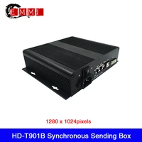 hd t901b synchronous led screen sending box with hd r series receiving card control range 1 3 million pixels