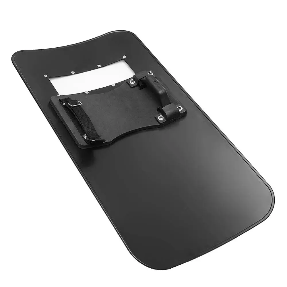 10 шт./лот черный 900*470 мм PC пластик Тактический щит самозащиты ручные безопасности