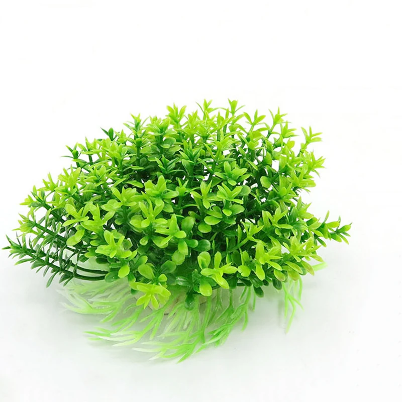

12*6cm Simulation Aquarium Decor Water Weeds Ornament Artificial Plants Aquatic Plant Fish Tank Grass Decoration Accessories