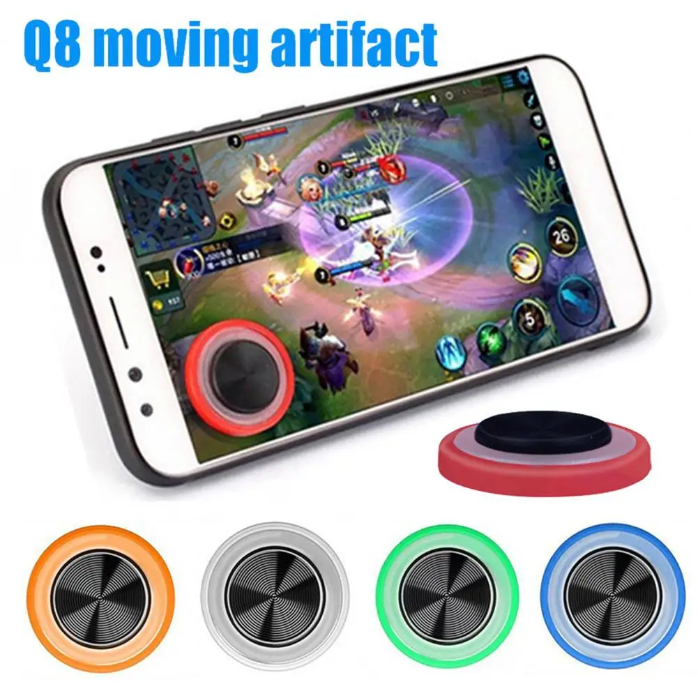 Round Game Joystick Mobile Phone Rocker For Iphone Android Tablet Metal Button Controller For Controller With Suction Cup