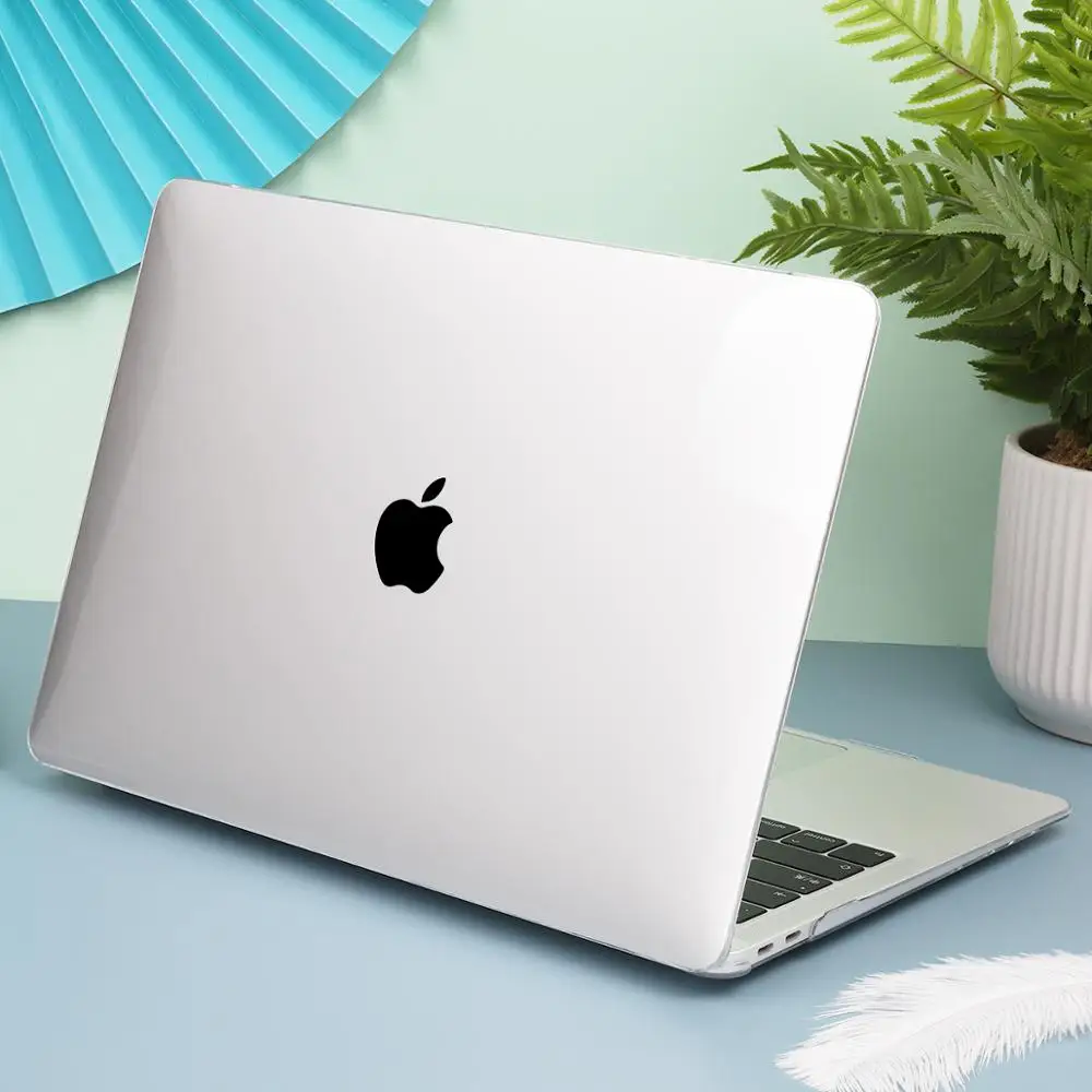 Чехол для MacBook Pro 13 дюймов 2020 A2338 A2289 прозрачный черный пластиковый твердый корпус