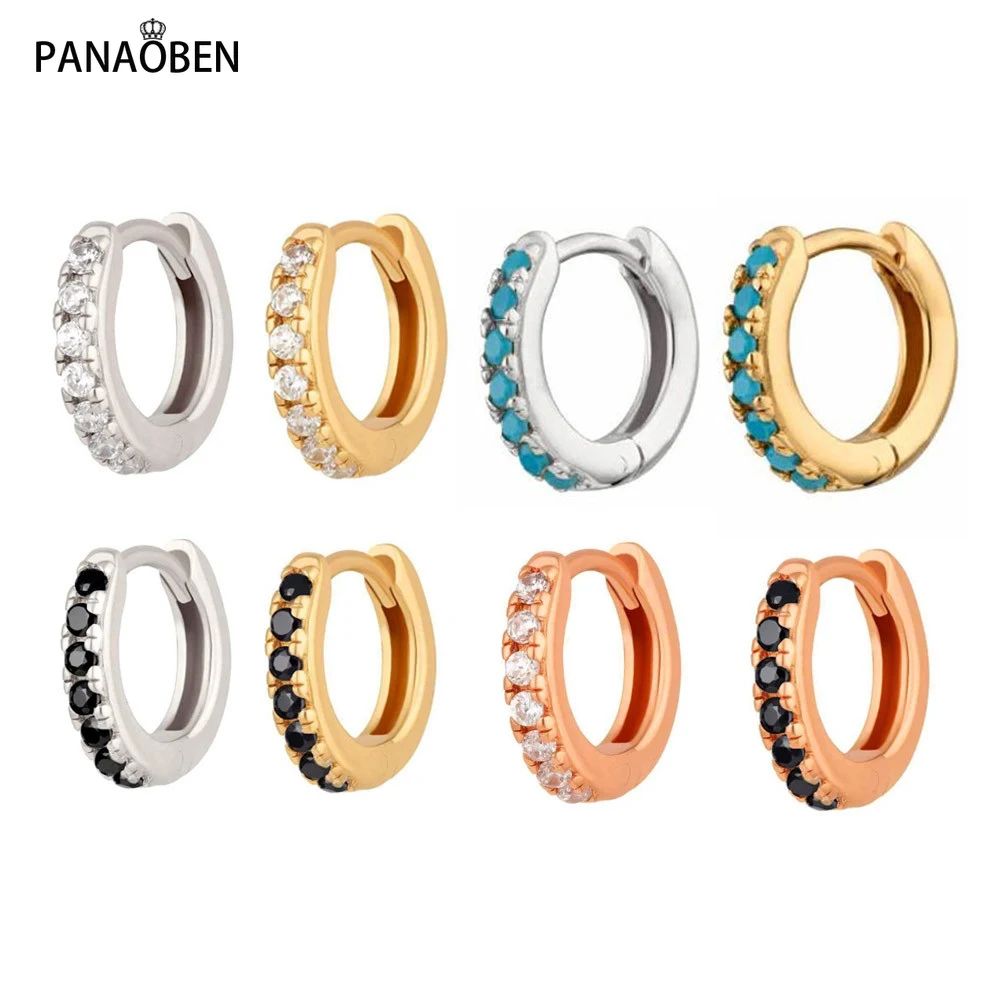 

Женские серьги-кольца из серебра 925 пробы, в стиле панк