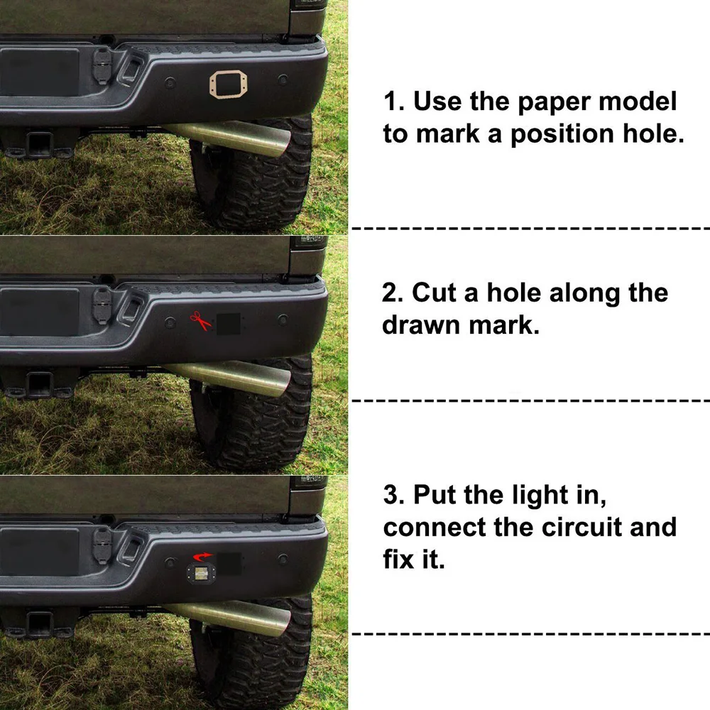 

5'' Embedded 39W Work Light Off-road Vehicle Truck LED Car Fog Light