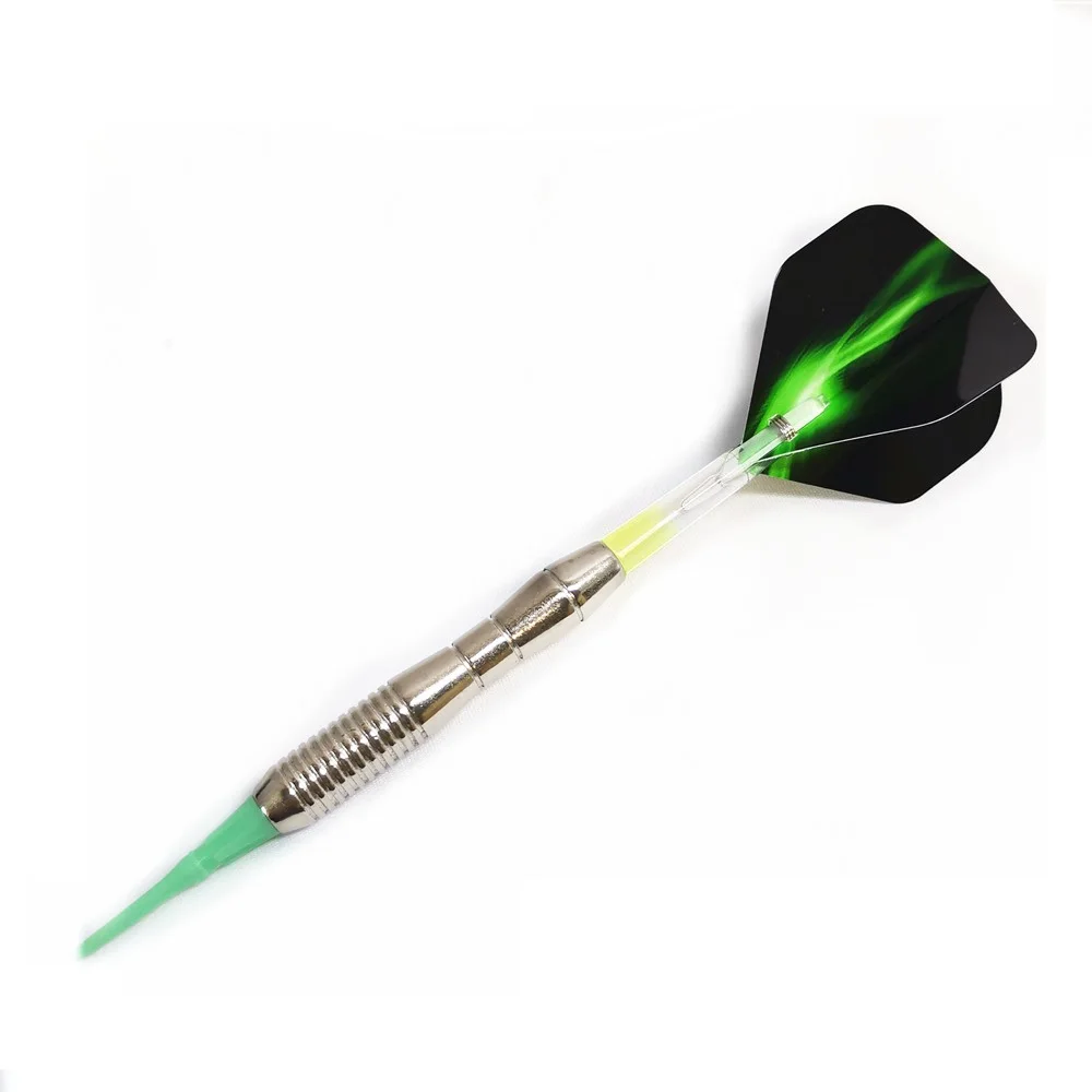 3 шт. зеленый Профессиональный Дартс 18 г мягкие электронный мягкий наконечник|soft