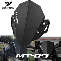 mt 07 fz 07 motorcycle front windscreen wind deflector windshield upper cover kit for yamaha mt07 fz07 mt 07 2018 2019 2020 2021