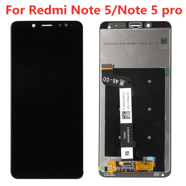 Jieyer для Xiaomi Redmi Note 5 pro дисплей с рамкой сенсорный экран pantalla ЖК дигитайзер |