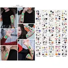 Украшение на Хэллоуин 2021, светящаяся татуировка, наклейка для детей на день рождения, декор для вечеринки на Хэллоуин, детские подарки