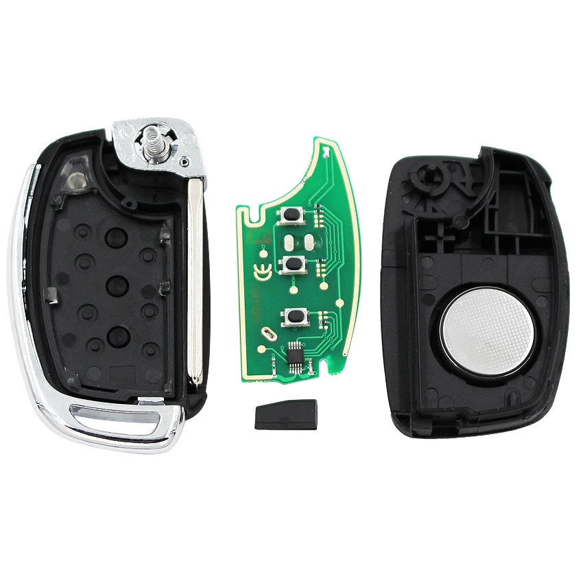 3 кнопки Floding Keyless ввод дистанционного ключа Fob 434 МГц ID46 чип для Hyundai New IX35 2013 2015|for