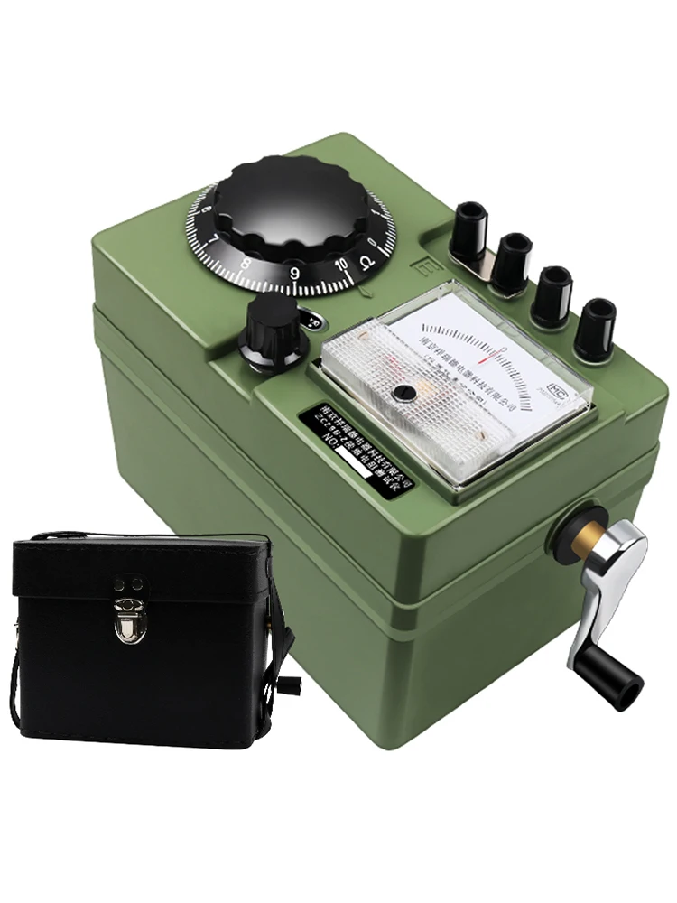 

ZC-8-1 Grounding Resistance Tester Hand Shake Table ZC29B-2 Resistance Meter Grounding Resistance Tester