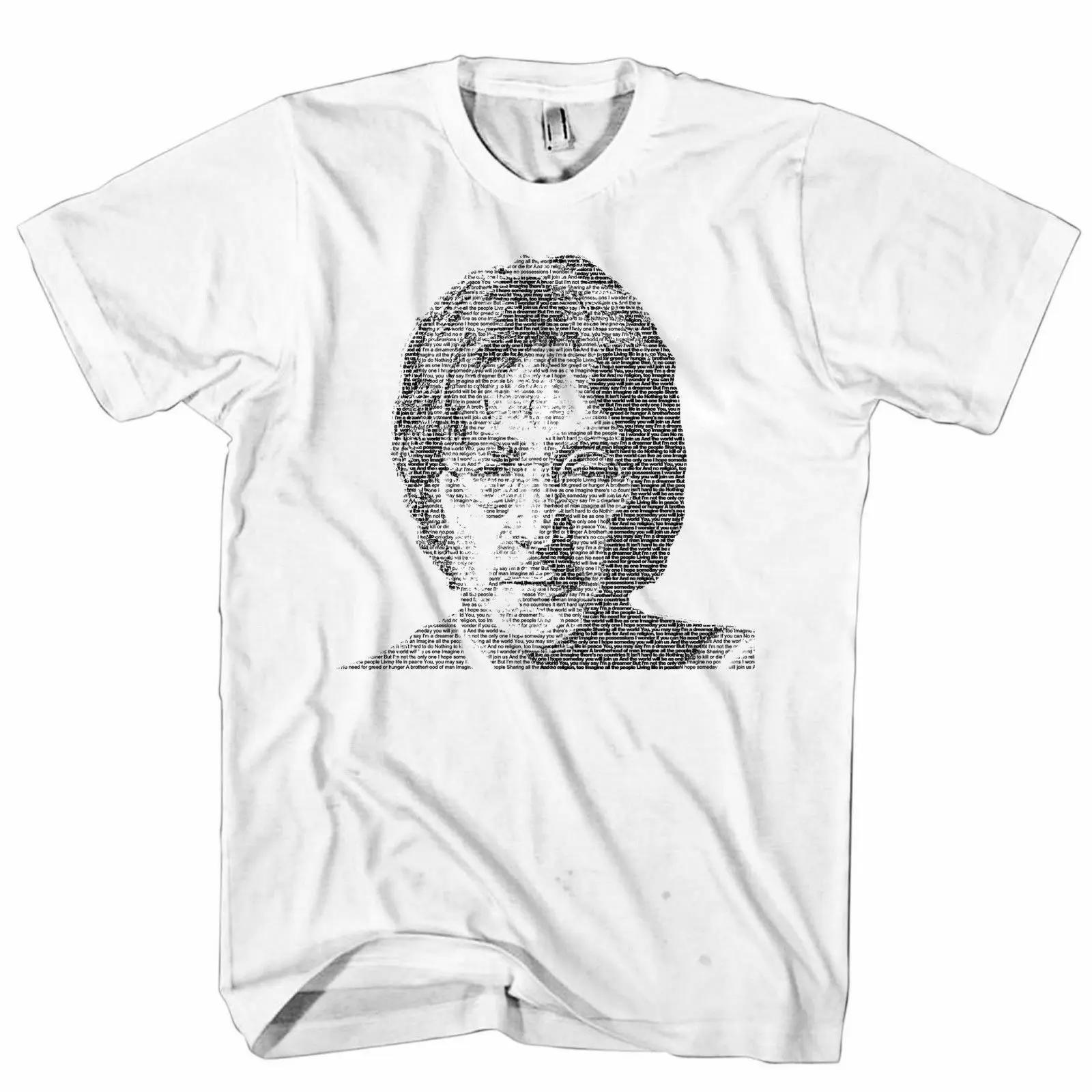 Джон Леннон Imagine типографии текст мужская женская футболка|Мужские футболки| |