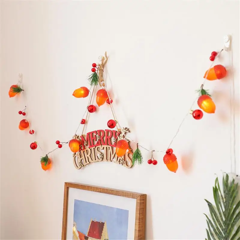 

Christmas String Light Outdoor Waterproof Christmas Pine Cone Light LED Copper Wire Fairy Garland Patio Holiday Decorate Lamp