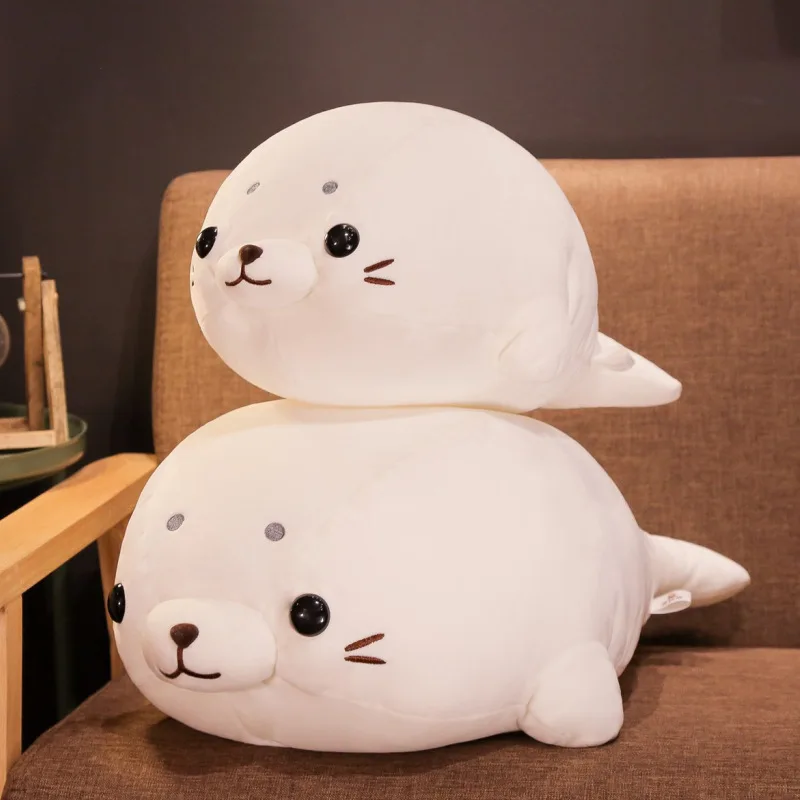 

Free ship 60cm creative cartoon sea lion doll plush toy cute dolphin doll marine animal children soft stuffed toys pillows hugs