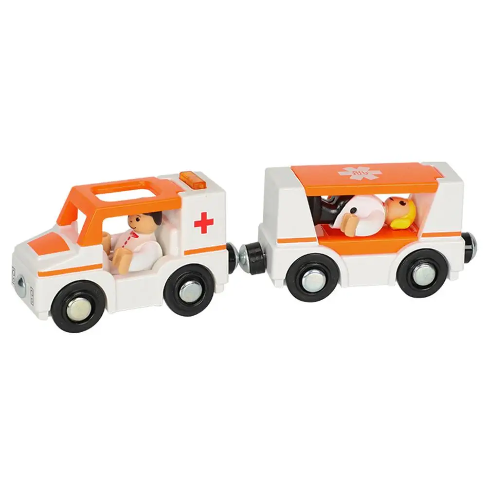 Multi-functional Police Car Fire Truck Ambulance Toy Remote Control for Kids Compatible with Wooden Track | Игрушки и хобби