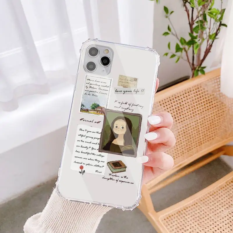 

Cute Cat Phone Case Transparent Case For IPhone 6 6s 7 8 Plus X Xs Xr Xsmax 11 12 Pro Promax 12mini