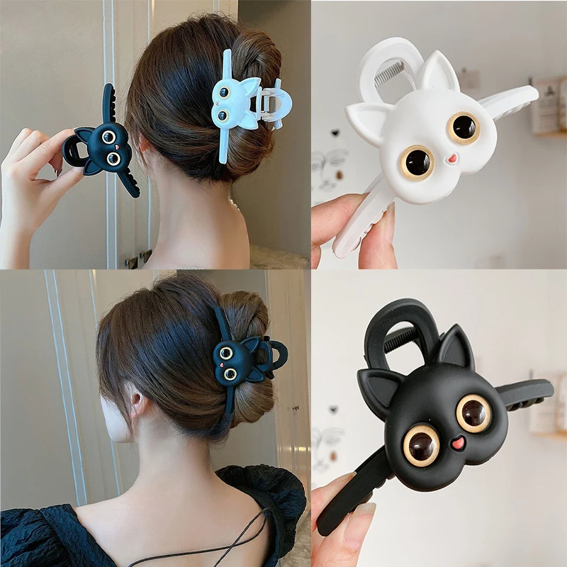 Новый милый элегантный зажим для кошачьего когтя женщин полая повязка на голову