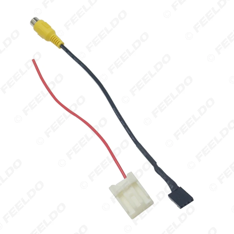 FEELDO Car Rearview Camera Parking Video Plug RCA Reversing Cable Adapter For Toyota Camry OEM Radio With Small Screen | Автомобили и