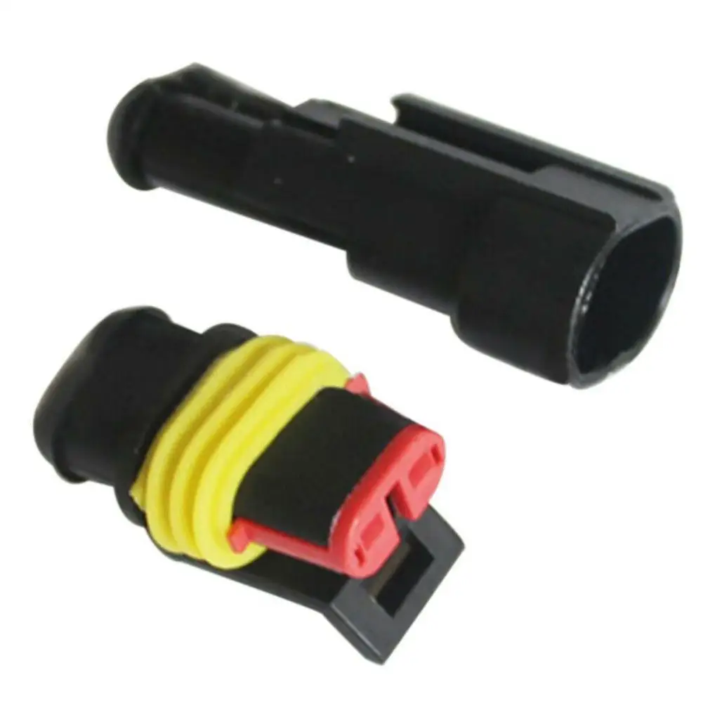 

15pcs/set Motorcycle Car Electrical 2/3/4/ Pin Wire Set Plastic Connectors Kit New Terminal I1W1