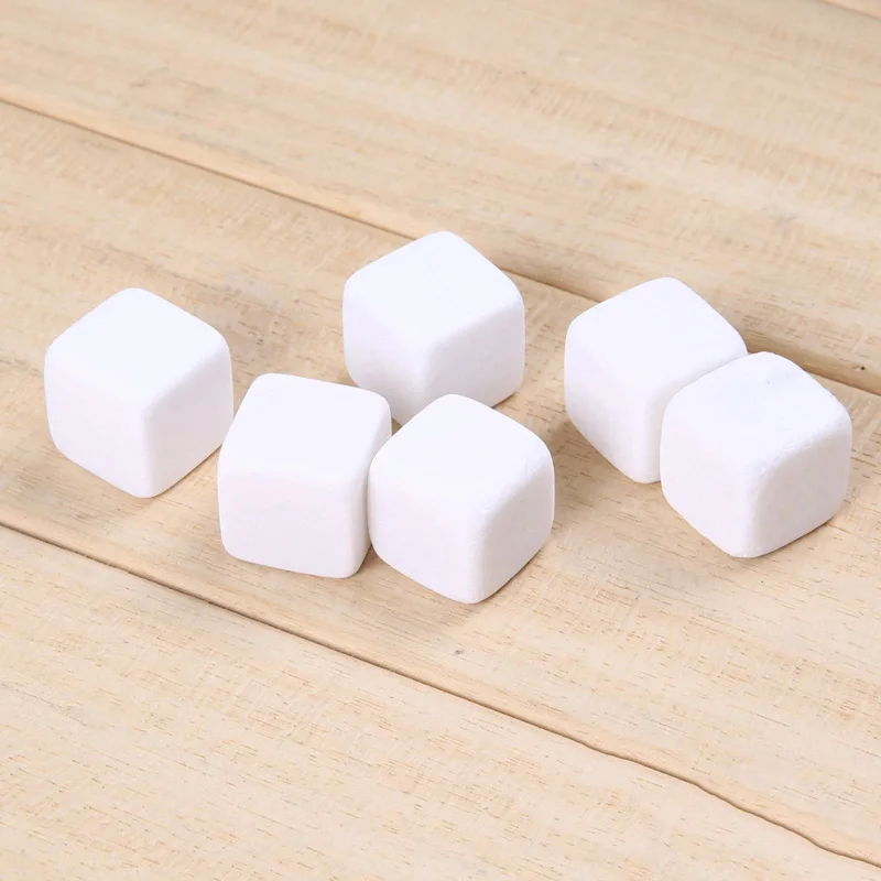 6Pcs/Set Ceramic Stone Ice Cubes Chillers for Whiskey Wine Beverage Drinks Supplies JAN88 | Дом и сад