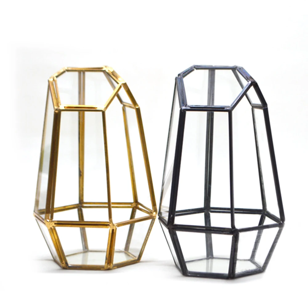 Геометрический цветочный горшок для суккулентных растений декоративная