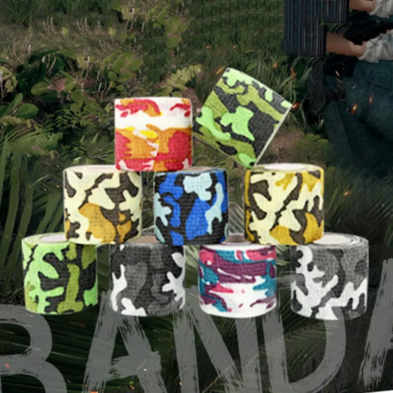 Камуфляжная эластичная лента для занятий спортом 4 5 м|Эластопласт| |