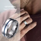 Мужское кольцо из карбида вольфрама, мужские обручальные кольца для свадьбы, Подарок на годовщину, мужские ювелирные изделия