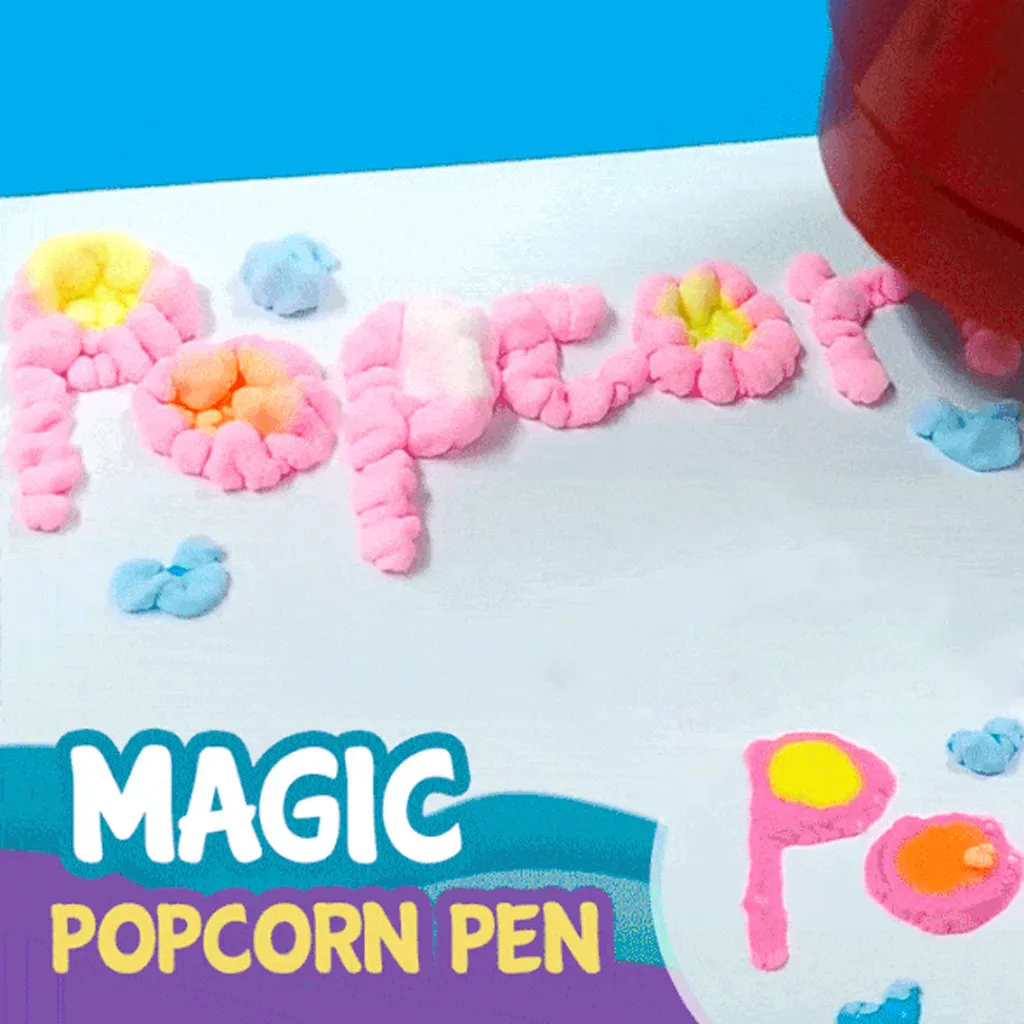 Diy 6 шт./компл. волшебная ручка-попкорн-магия Цвет пузырь попкорн чертежная ручка
