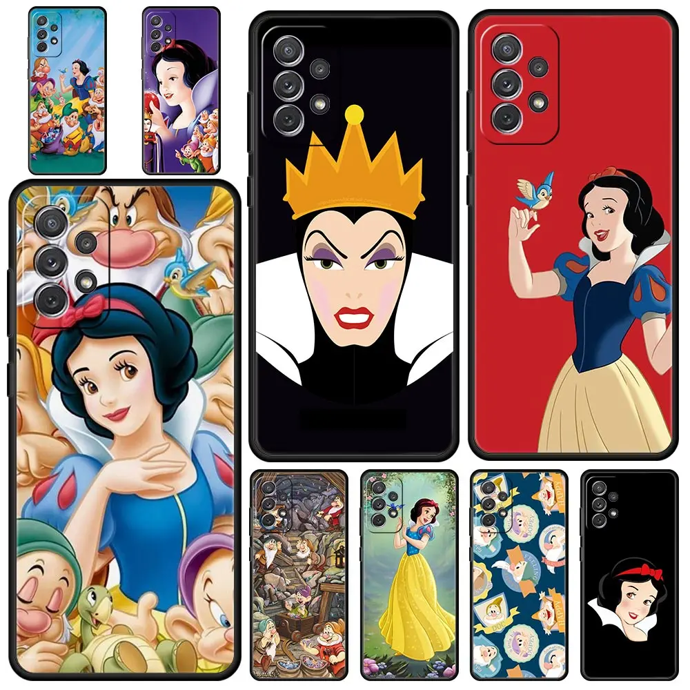 

Disney Seven Dwarfs Case for Samsung Galaxy A51 A71 5G A91 A41 A31 A21s A11 A01 Shockproof Coque Fundas Black Caver Shell Caso