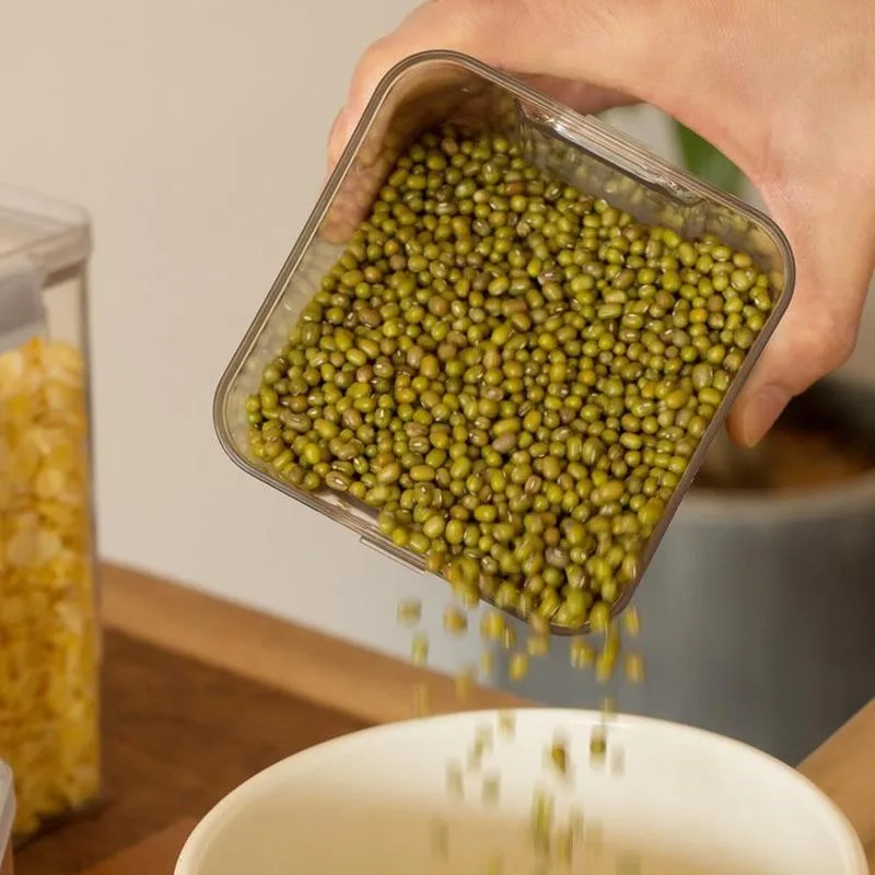 Прозрачный контейнер для хранения пищевых продуктов пластиковая кухонная