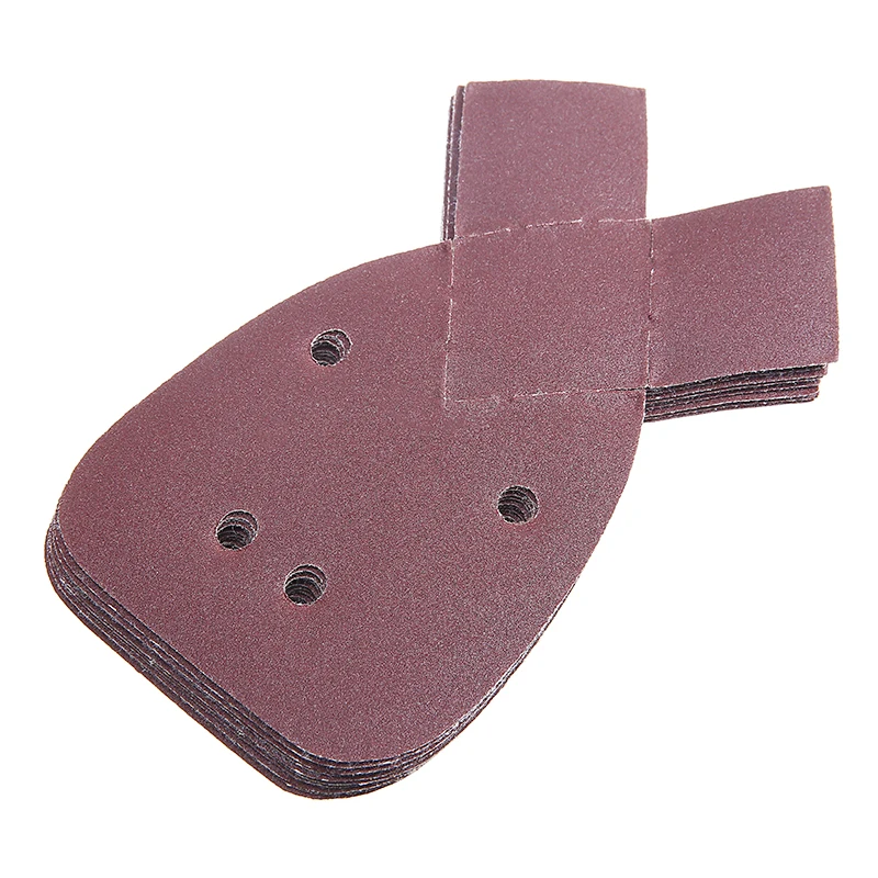 10 шт Шлифовальных Листов бумажные колодки Набор само клейкая наждачная бумага
