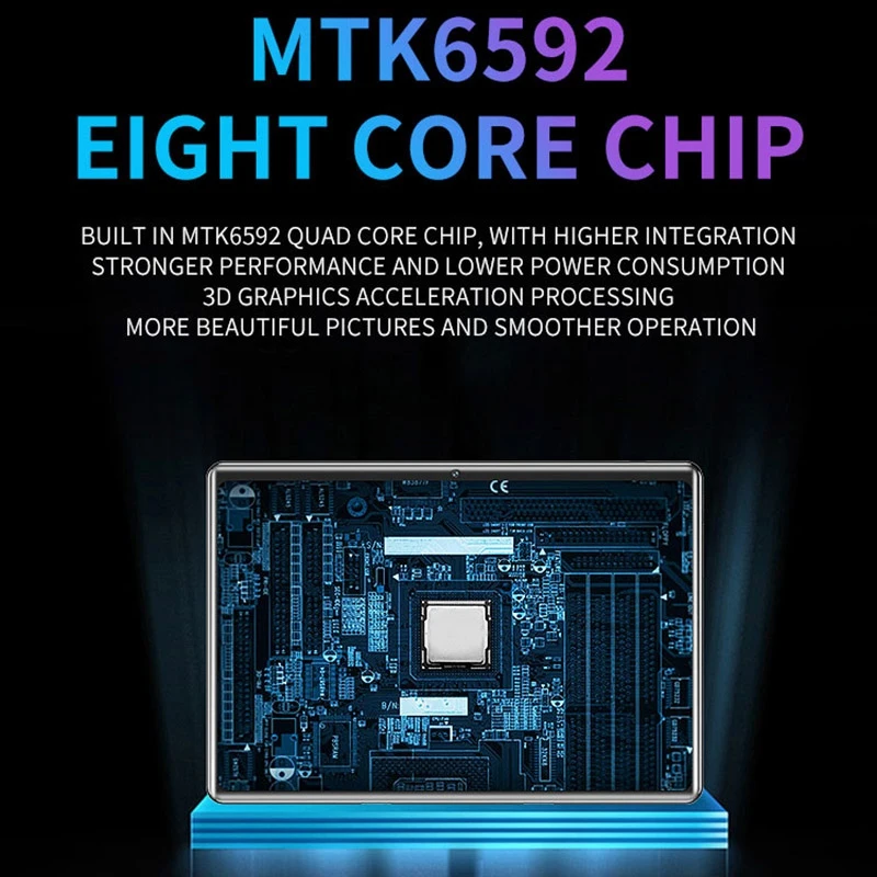 

Tablet PC 10 Inch HD Display Android 3G Phone Call Tablets Dual Sim Cards with Detachable-Keyboard