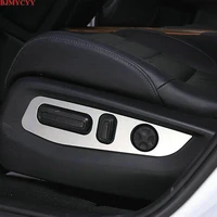 bjmycyy 2pcsset automobile seat side panel stainless steel decorative patch for honda crv cr v 2017 2018 auto accessories
