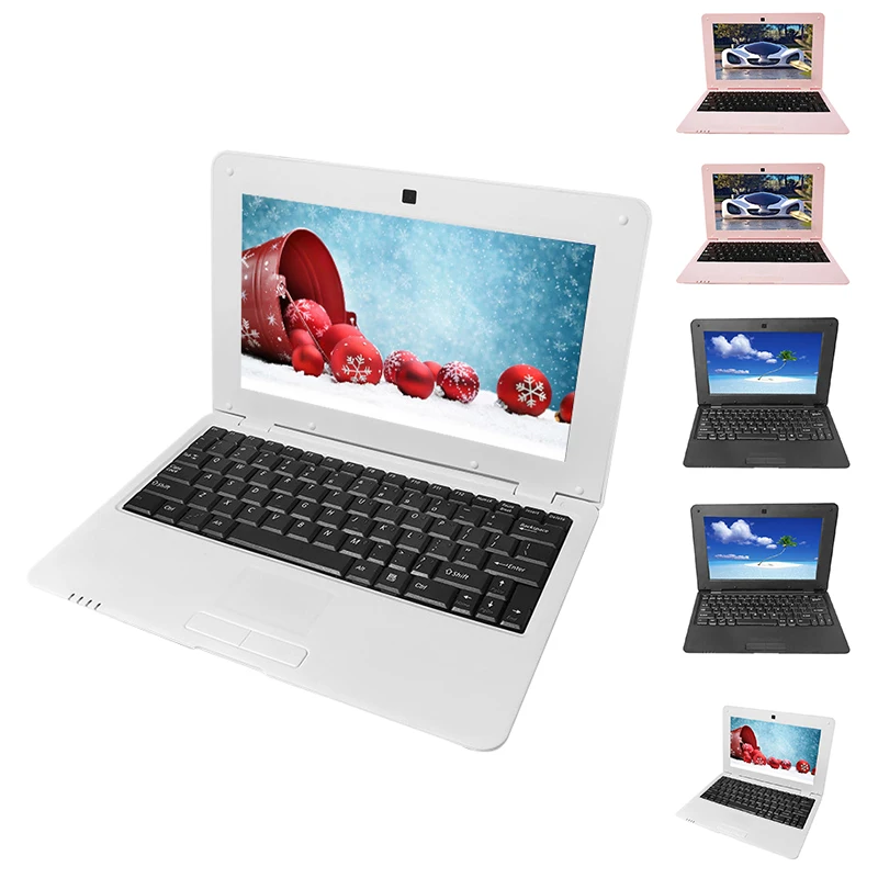 10 Inch Netbook Actions Quad-Core S500 1G+8G 1024X600 Android 5.1 Laptop Game Android Netbook Computer