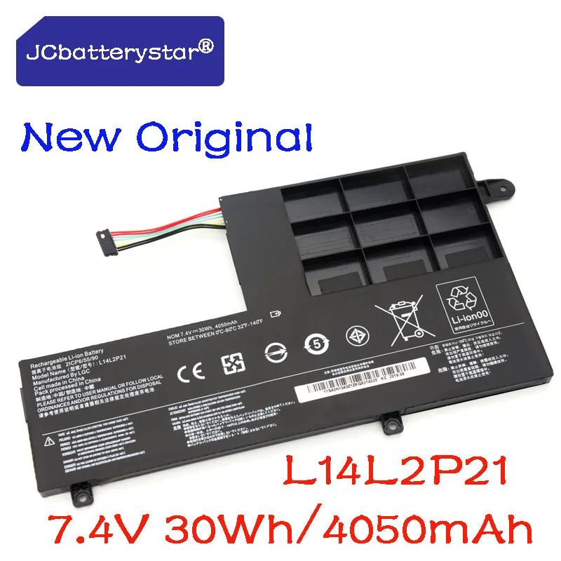 

JCbatterystar новый оригинальный L14M2P21 Аккумулятор для ноутбука LENOVO Yoga 500-14ISK 500s-15ISK S41-70 S41-70AM S41-35 S41-75 L14L2P21