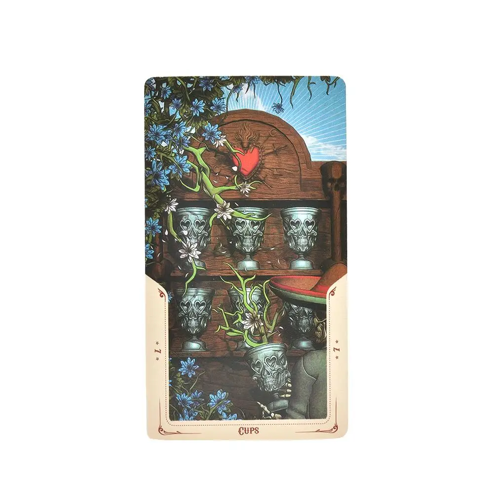 78 листов Карты Таро Санта Муэрте настольная игра карты Лучшие семейные вечерние