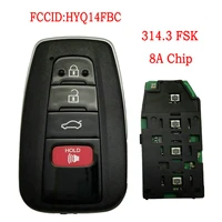 datong world car remote key for toyota pruis camry 314 3 fsk 8a chip fccidhyq14fbc auto smart keyless entry replace card key