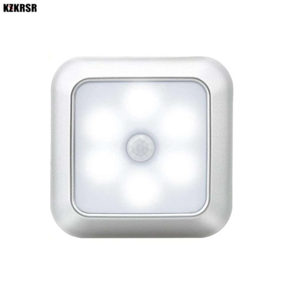 

Светильник Ночной с пассивным инфракрасным датчиком движения, 6 светодиодов