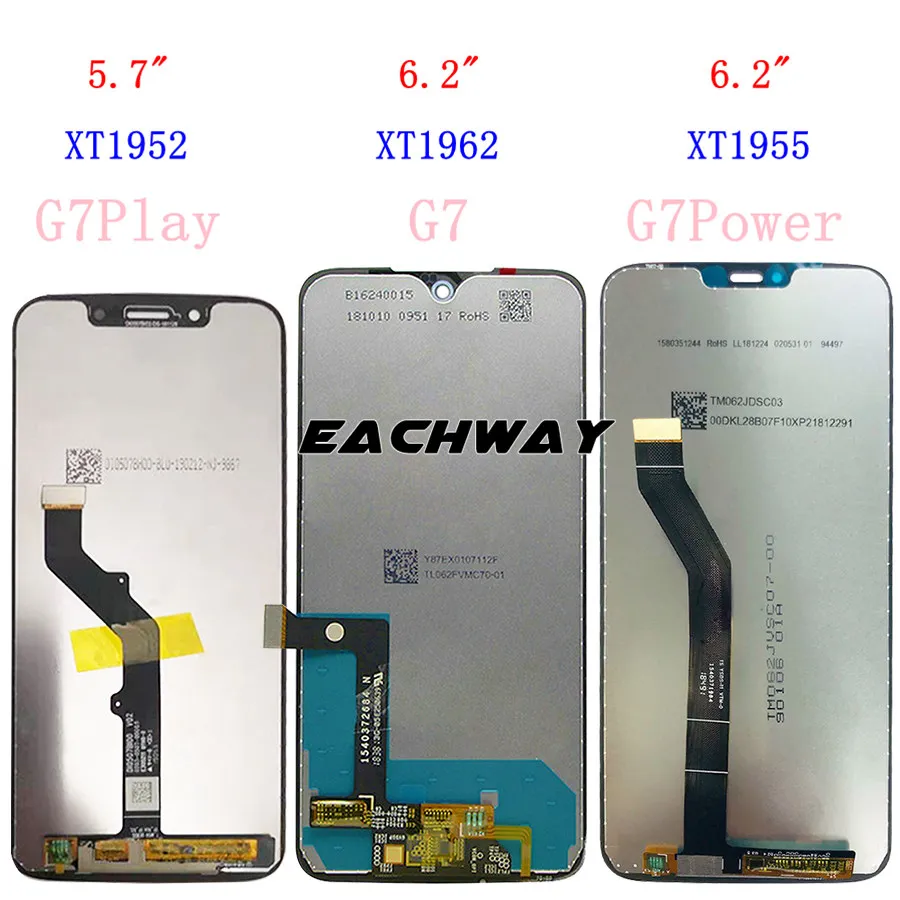 Оригинальный ЖК дисплей G7 для Motorola Moto Power XT1955 Plus сенсорный экран дигитайзер Play