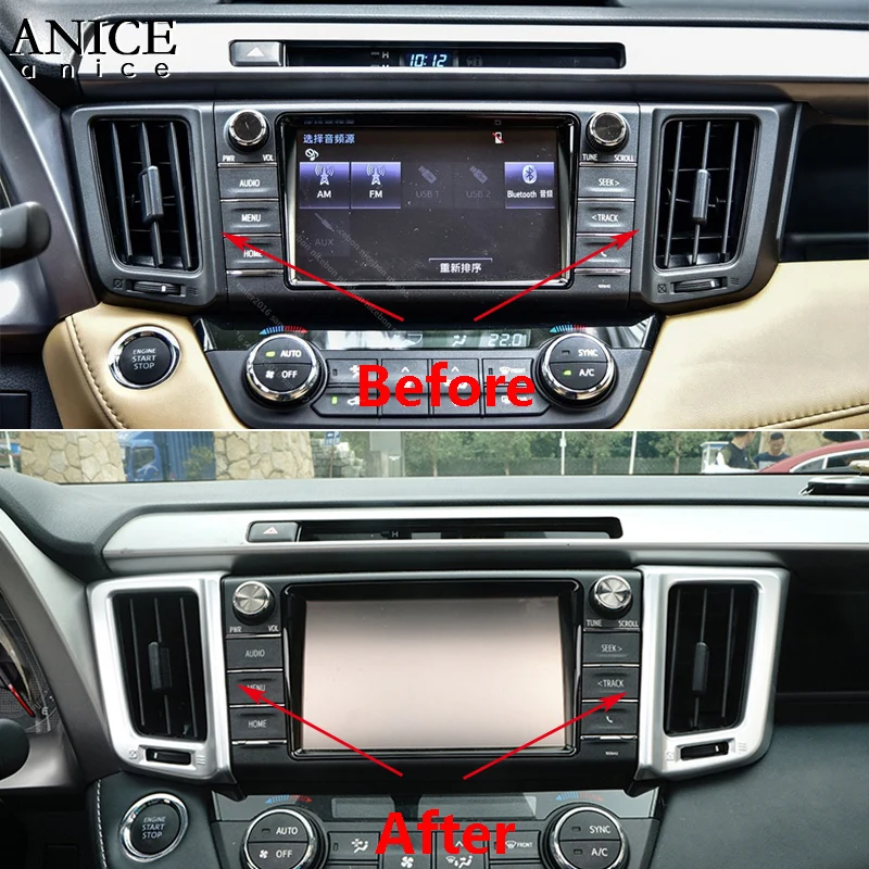 Вентиляционное отверстие приборной панели для кондиционера из углеродного