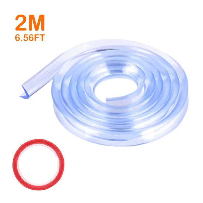 Защитная лента на углы для обеспечения безопасности ребенка 2 м прозрачная