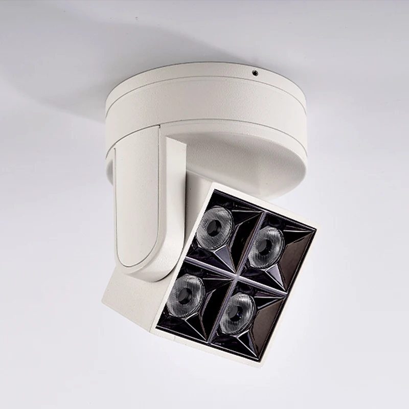 Новый Белый Черный квадратный светодиодный настенный светильник поверхностного