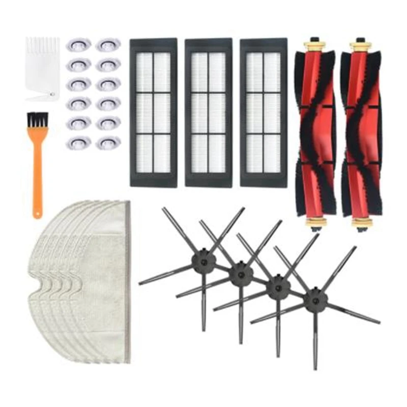 

Main Brush Side Brush Filter for Xiaomi Roborock S4 S5 S6 S5 Max Household Vacuum Cleaner Replacement Parts