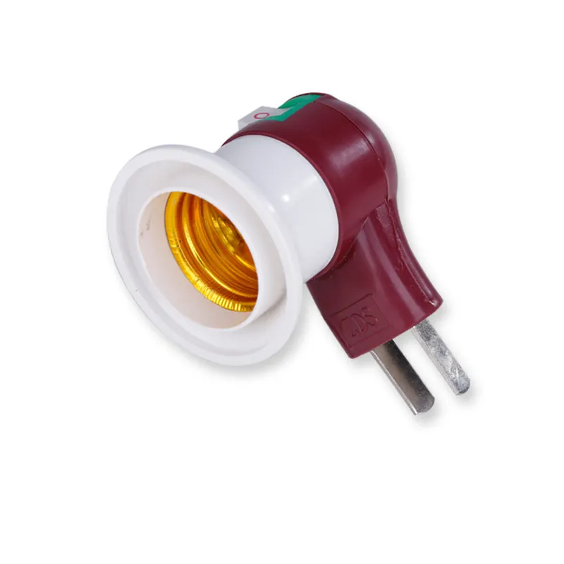 E27 Светодиодный светильник держатель лампы круглый квадратный штуцер розетка с