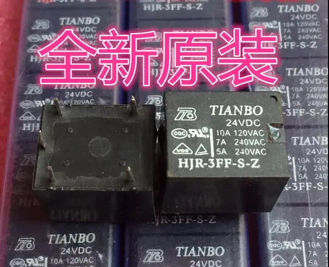 

IN STOCK relay HJR-3FF-S-Z-24VDC HJR-3FF-S-Z 24VDC HJR-3FF HJR-3FFSZ 24VDC 24V TIANBO DIP5 20pcs/lot
