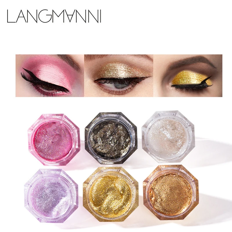 Горячая Распродажа жидкие тени для век макияж Блестящий Бриллиант стойкая