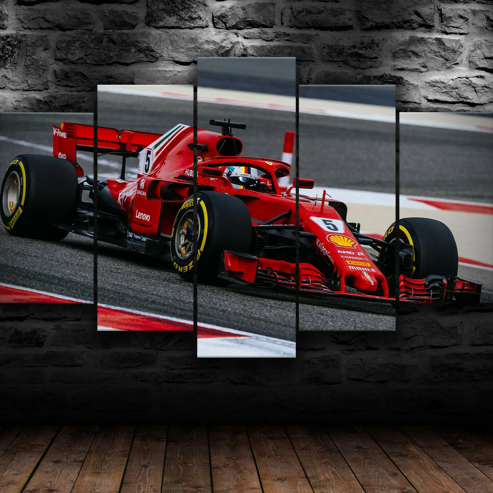 5 шт. настенные картины F1 Себастьян без рамки
