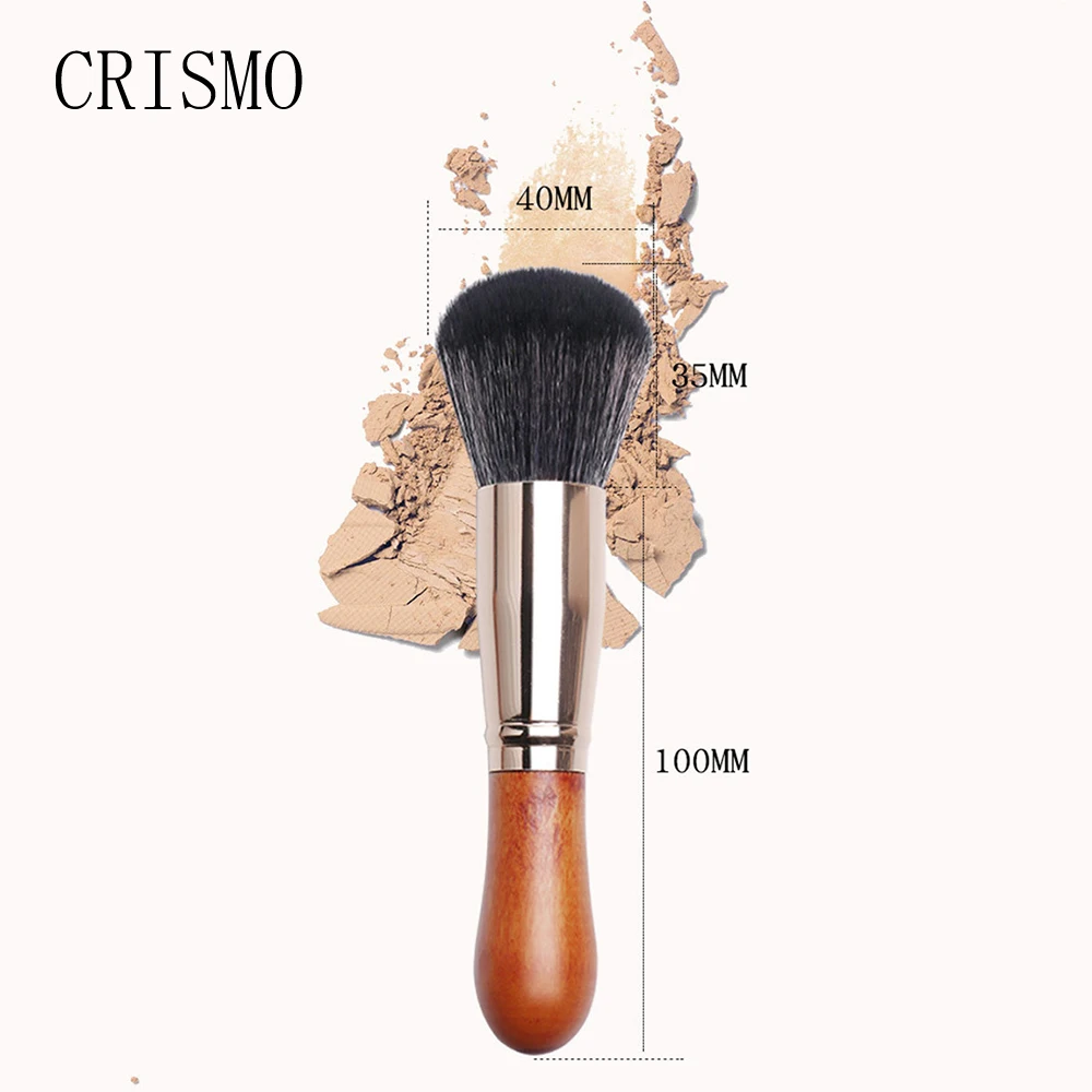 CRISMO мягкие синтетические волосы большая пудра деревянная ручка кисти для